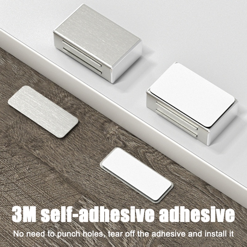 Bộ 5 Chốt Nam Châm Vô Hình Siêu Mỏng Cho Tủ Quần Áo / Tủ Chén