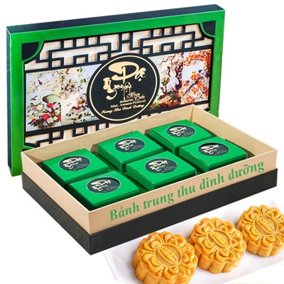Bánh Dành Cho Người Tiểu Đường, Ăn Kiêng Bibica - SET Dạ Nguyệt ( Hộp 6 bánh *80g/bánh)