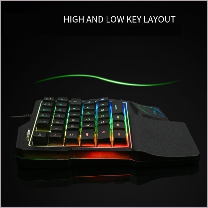(SALE NGẬP TRÀN) Bàn Phím Giả Cơ Một Tay Gaming Nhãn hiệu Keypad GK103 