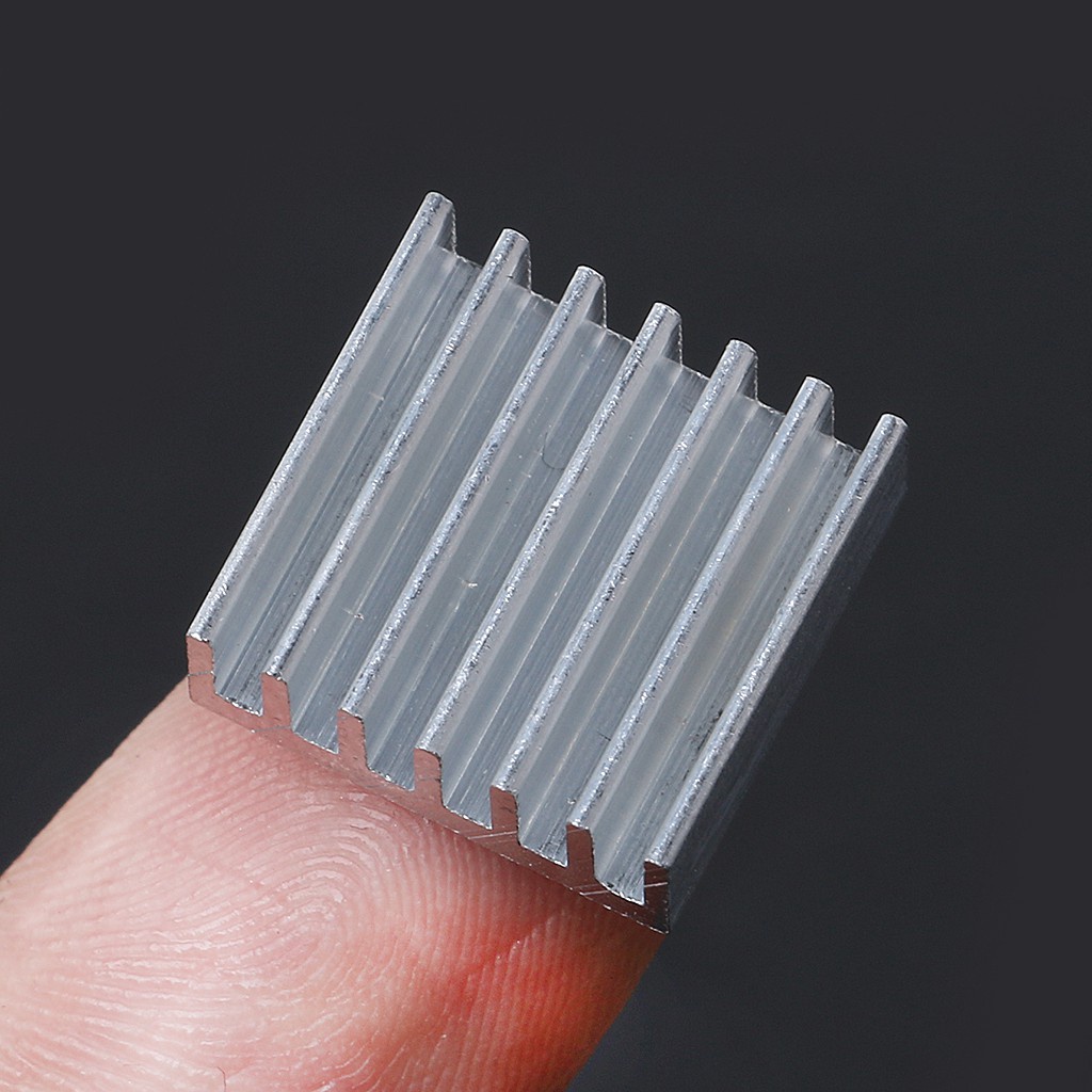 Set 5 Miếng Nhôm Tản Nhiệt Chất Lượng Cao 8.8mm x 8.8mm x 5mm hoặc 14mm x 14mm x 6mm cho chip nhớ led