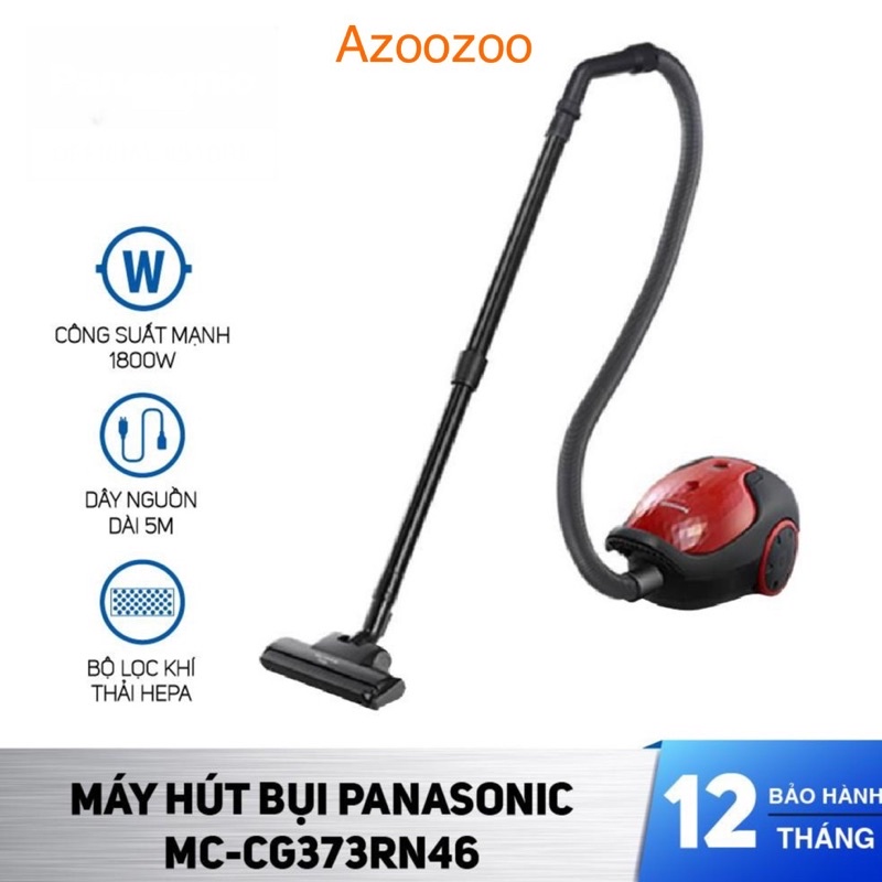 [Mã ELHA22 giảm 6% đơn 300K] Máy Hút Bụi Panasonic PAHB-MC-CG373RN46 (1800W) - Hàng Chính Hãng