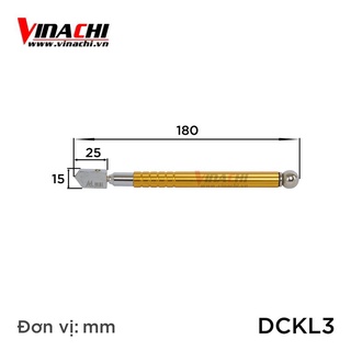 DAO CẮT KÍNH MYTECH VÀNG 3 - 1 CÁI
