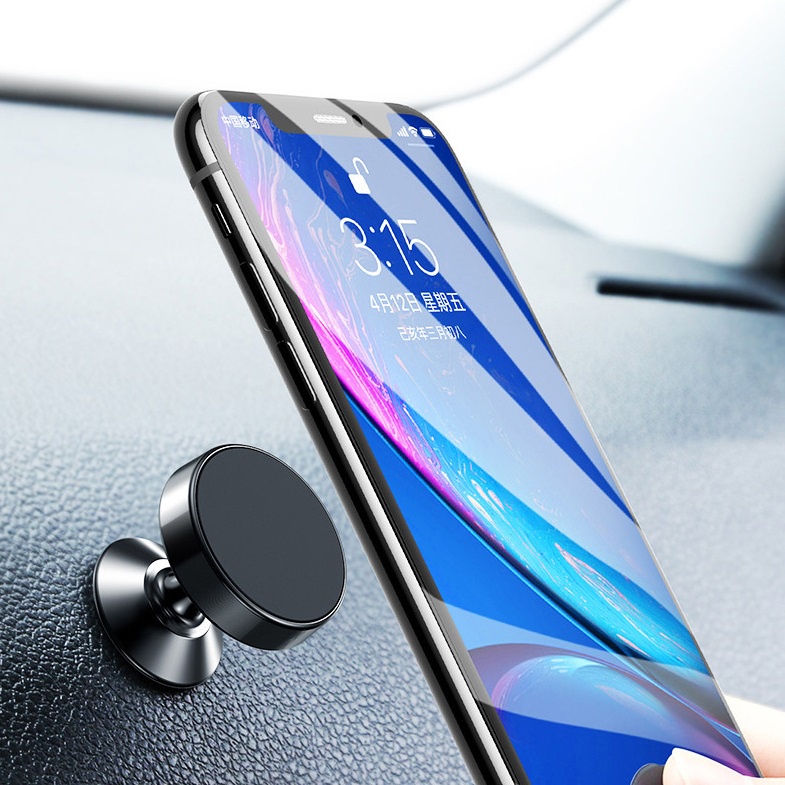 Giá đỡ điện thoại hút nam châm xoay 360 độ cho xe ô tô | BigBuy360 - bigbuy360.vn