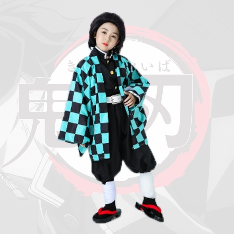 Trang Phục Hóa Trang Nhân Vật Hoạt Hình Demon Slayer Nezuko Tanjirou 110-150cm