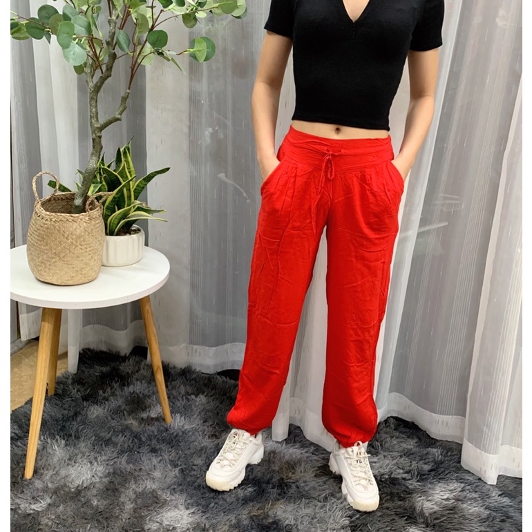 ☘️Quần Lanh Việt Thắng, Quần boom Trơn Phom Nhỏ Cho Bạn Gái