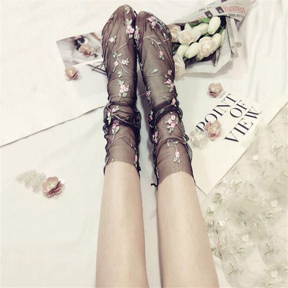 Vớ Lưới Trong Suốt Siêu Mỏng Phong Cách Công Chúa Quyến Rũ