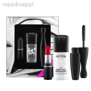 [Bill Store] Set Pretty MAC - Son MAC Ruby Woo Mini, Mascara, Xịt Khoáng Prep Prime Fix