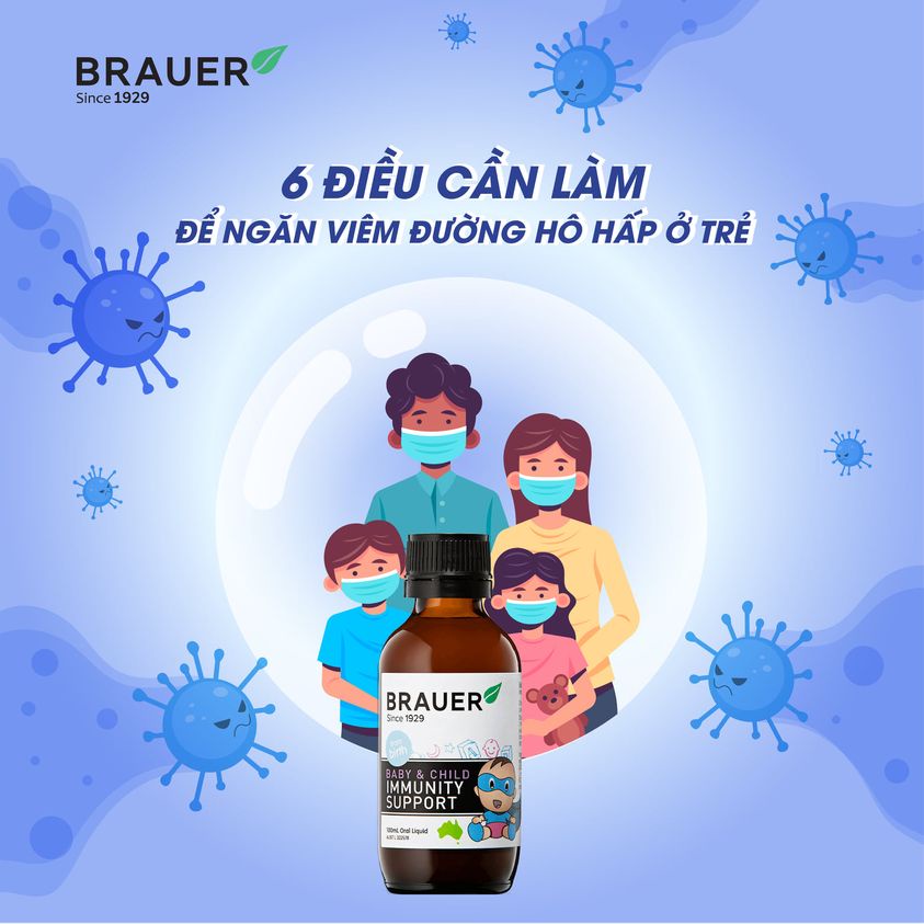 Siro giúp hỗ trợ tăng cường hệ miễn dịch cho bé Brauer Baby Child Immunity Support 100ml - Hàng nội địa Úc - QT280