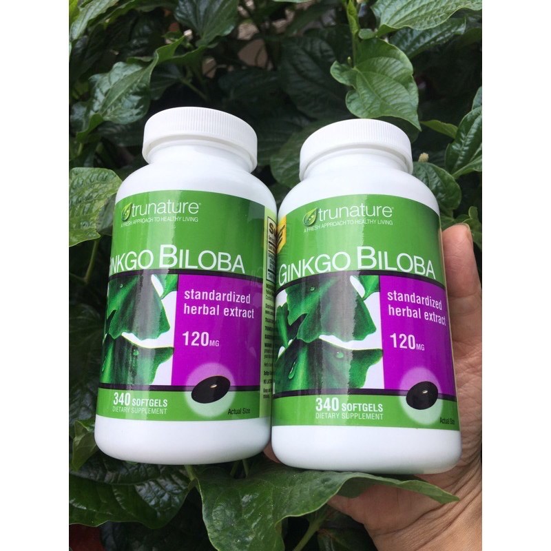 Viên Uống Bổ Não GINKGO BILOBA 340 Viên Của Mỹ