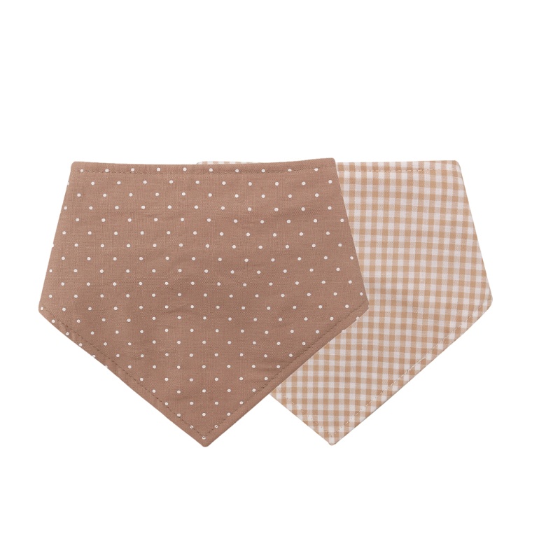 Yếm Ăn Bằng Cotton In Hoa Dành Cho Em Bé