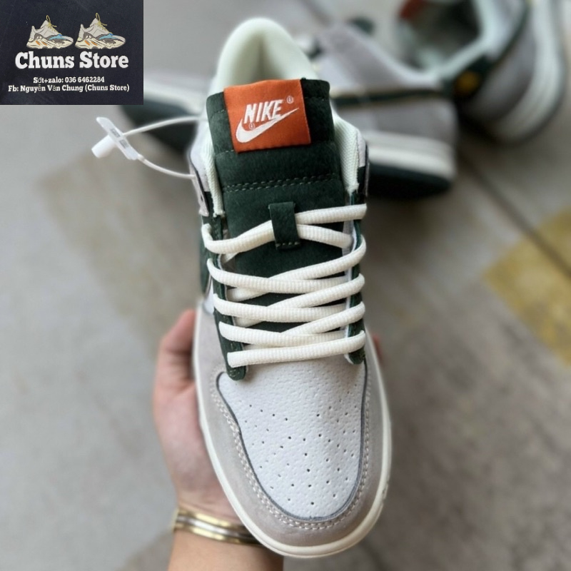 Giày jordan NK SB dunk otomo katsuhiro xanh biển,xanh lá,xám nâu cao cấp, giày JD SB xanh blue green mới
