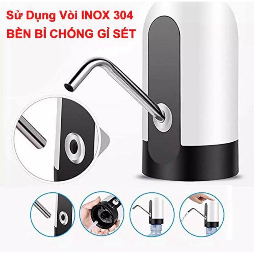 Vòi Bơm Bình Nước,Bơm Bình Rượu Cổng Sạc USB cao cấp tiện lợi | BigBuy360 - bigbuy360.vn