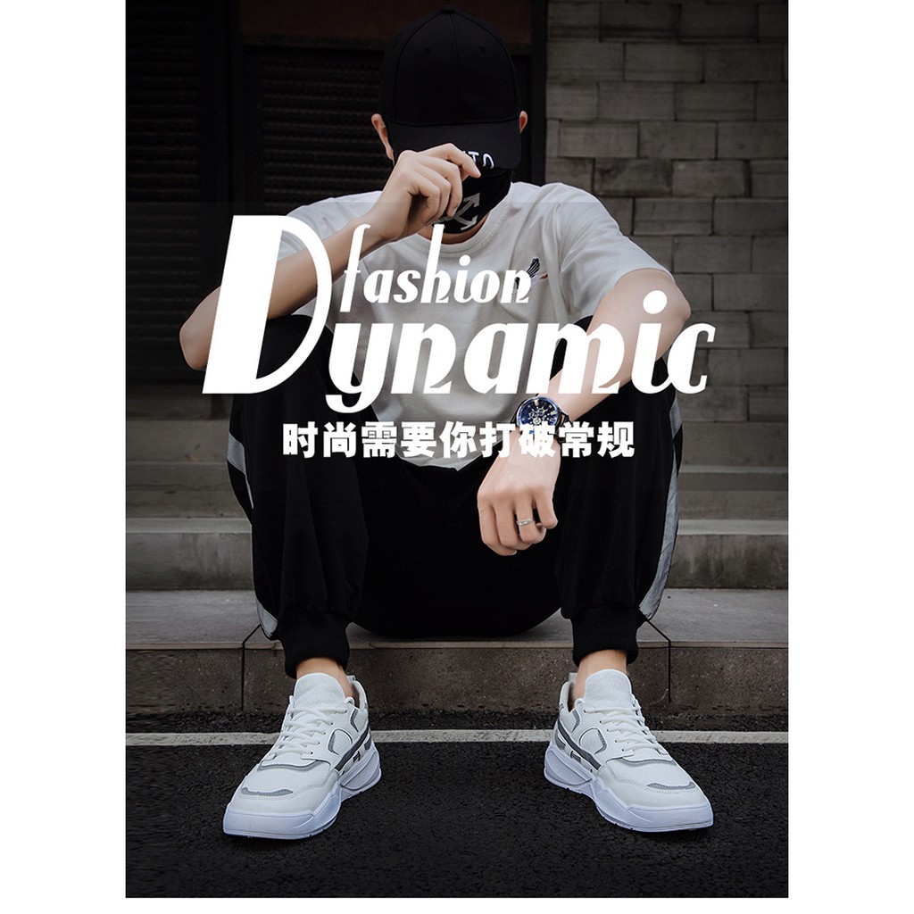 Giày sneaker nam đen [FREESHIP] D547 shop Địch Địch chuyên giày thể thao nam