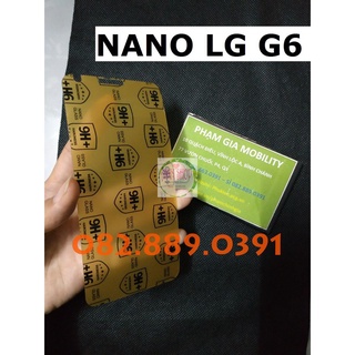 Dán cường lực LG G6 nano dẻo trong suốt, siêu bảo vệ