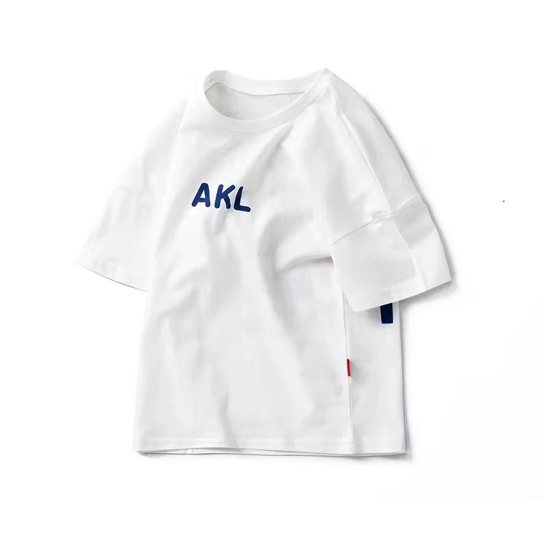 Áo thun cotton Soffny tay ngắn in họa tiết hoạt hình thời trang mùa hè cho bé trai 4-16 tuổi