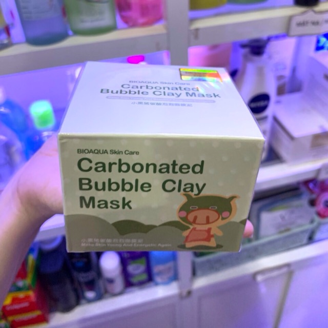 Mặt nạ thải độc, khử chì bì heo Carbonated Bubble Clay Mask