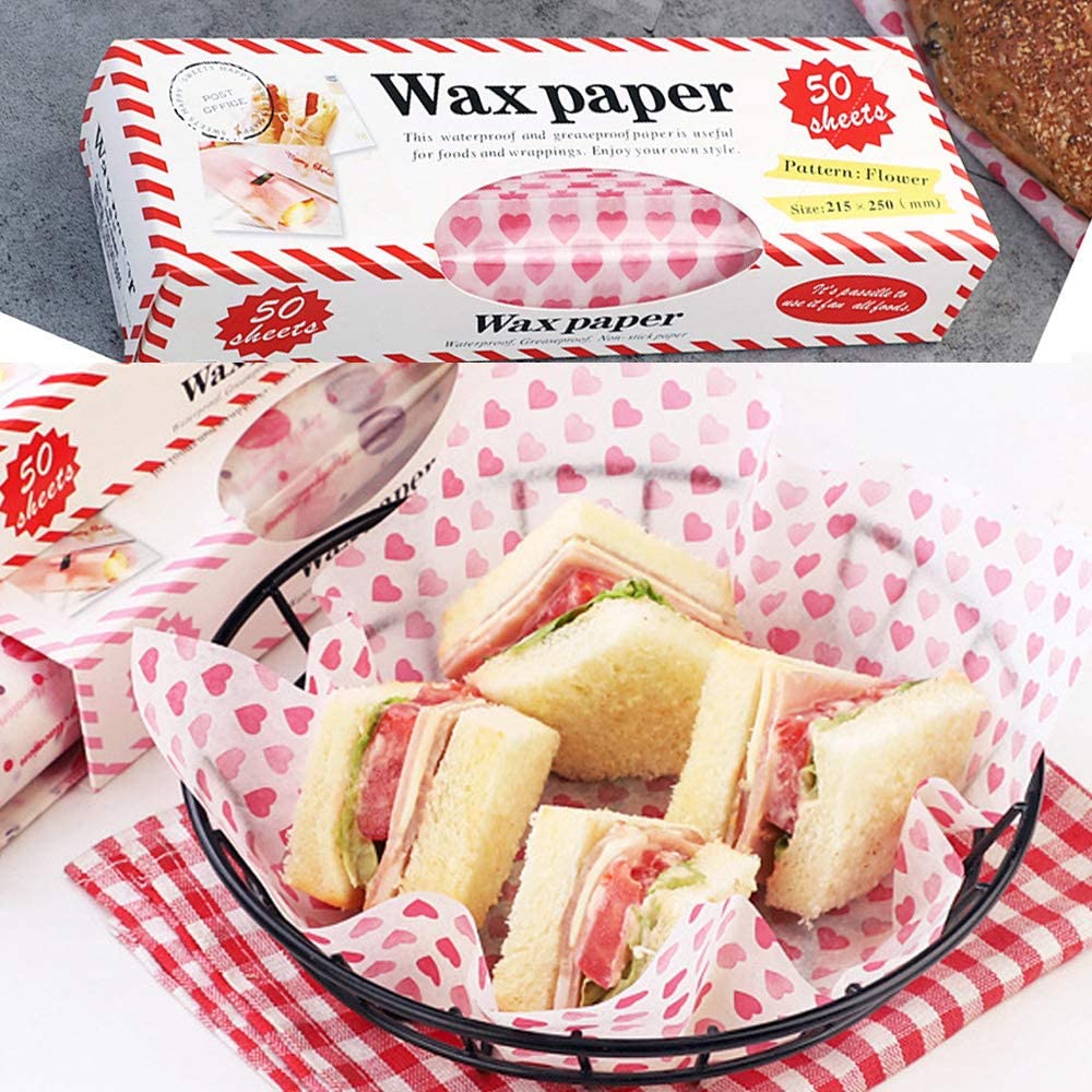 Giấy Sáp ANAEAT Gói Thực Phẩm Không Thấm Dầu Mỡ Dùng Một Lần