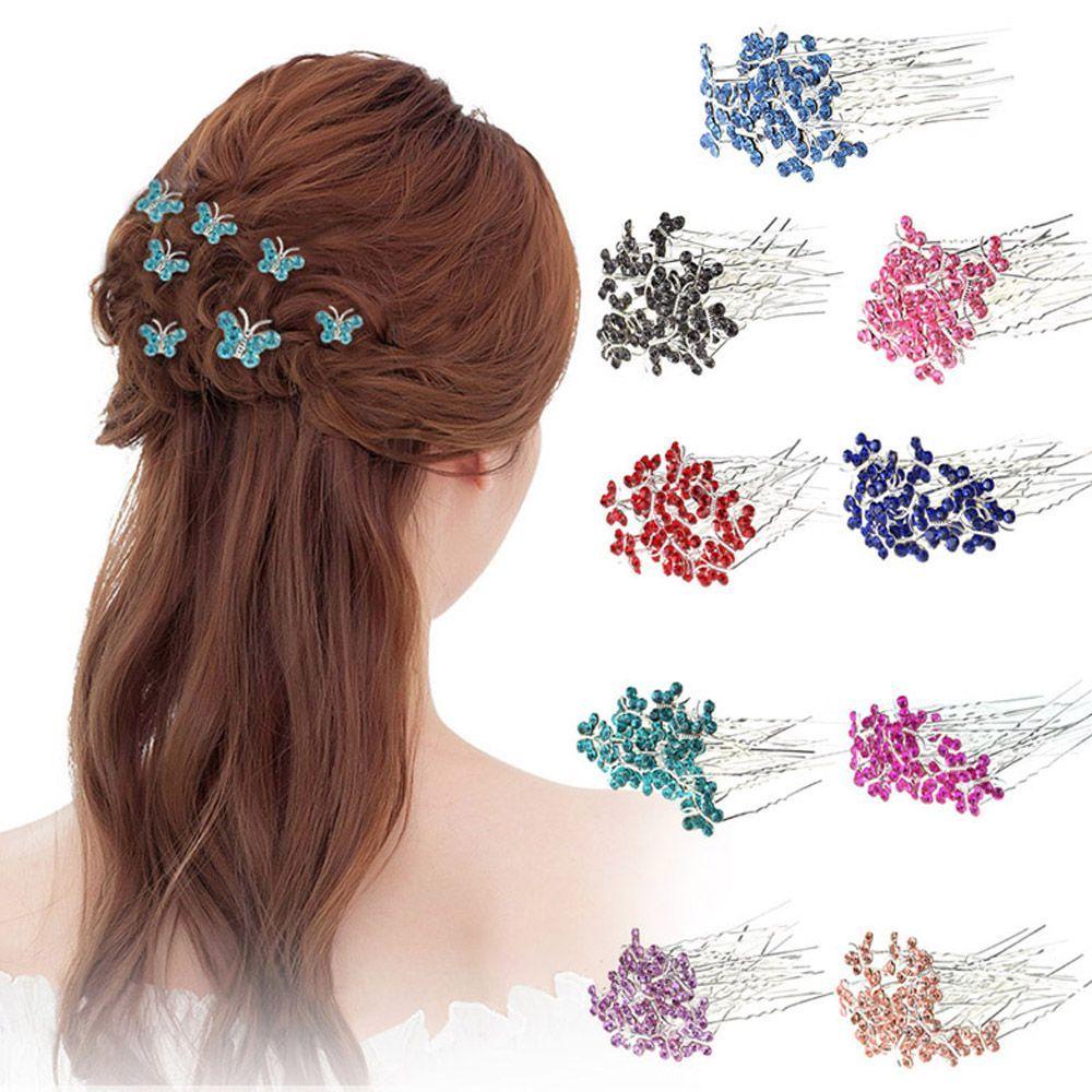 Bộ 20 Kẹp Tóc Hình Bướm Xinh Xắn Cho Nữ|Đầu Đeo Thay Thế Chất Lượng Cao