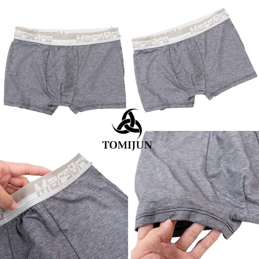 Quần lót nam cotton TOMIJUN Quần sịp nam siêu nhẹ, co giãn tốt, mềm mịn, thoáng mát,kháng khuẩn và ngăn mùi