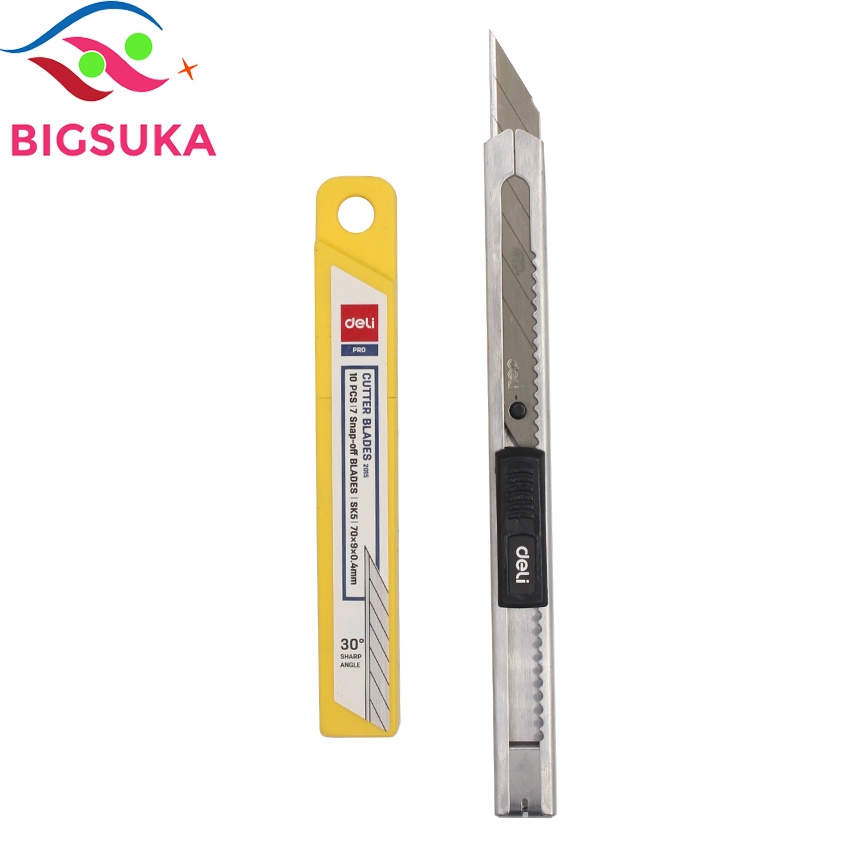 Dao dọc giấy Inox 2034 DELI nhọn 30 độ - Lưỡi dao 2015 BIGSUKA