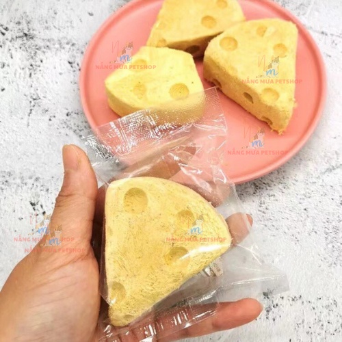 Bánh thưởng cho chó, mèo. Bánh thưởng phô mai cho chó mèo, thưởng chó mèo giàu CANXI_Tặng xúc xích cho đơn hàng 49k