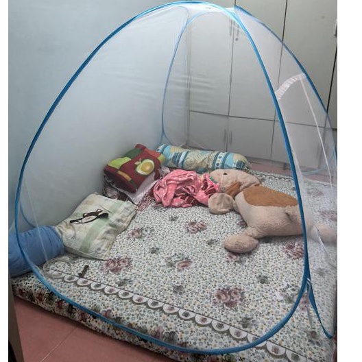 Màn chụp tự bung màn chống muỗi gấp gọn tự động hàng Việt Nam