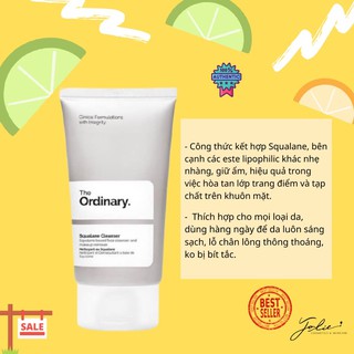 The Ordinary - Sữa rửa mặt kiêm tẩy trang - Squalane Cleanser - 50ml