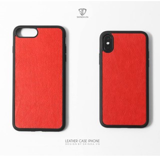 Ốp Da Đỏ Iphone