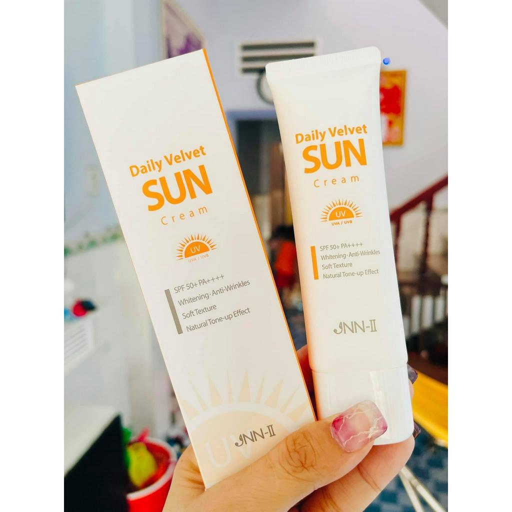 Kem Chống Nắng Cho Da Nhạy Cảm Daily Velvet Sun Cream JNN-II 50g