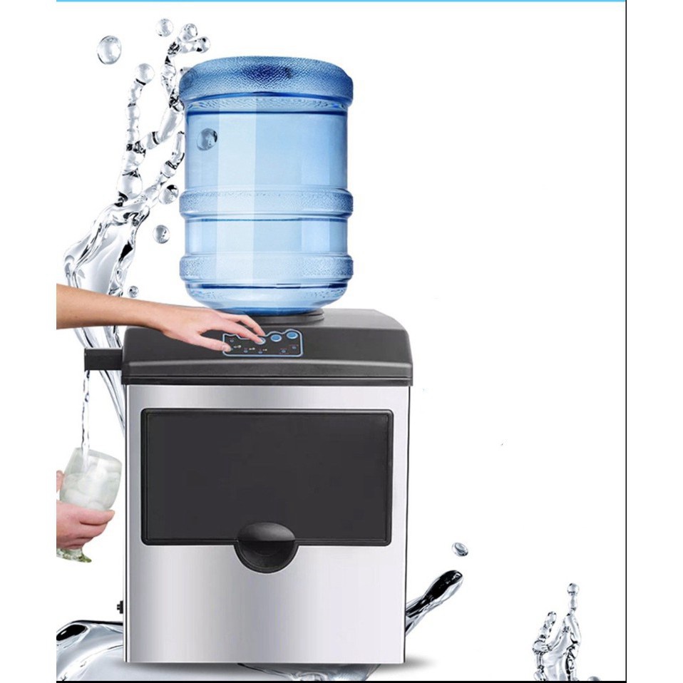 Máy làm đá viên tinh khiết Hicon 3 Size đá công suất 160w 25kg/Ngày - eurooutlet