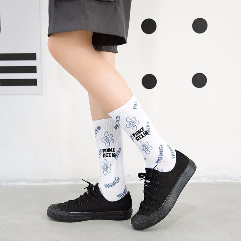 Vớ Cotton Mềm Mại Thoáng Khí In Họa Tiết Hoạt Hình Cho Nam Và Nữ