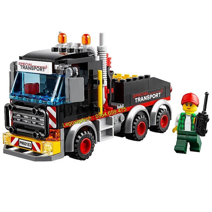 Bộ Lego Xếp Hình Ninjago City  Siêu Vận Chuyển . Gồm 322 chi tiết . Lego Ninjago Lắp Ráp Đồ Chơi Cho Bé.