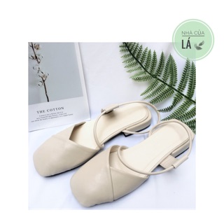 Giày mũi vuông có quai - đế 3 phân dành cho cô nàng yêu phong cách vintage (hàng có sẵn, ảnh tự chụp)