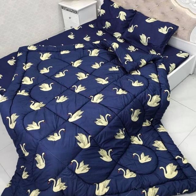 Set chăn phao ga gối thiên nga