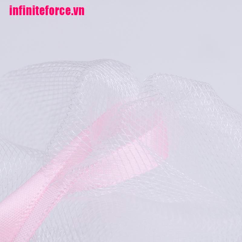 Túi Lưới Dây Rút Bằng Nylon Tẩy Tế Bào Chết Tiện Dụng