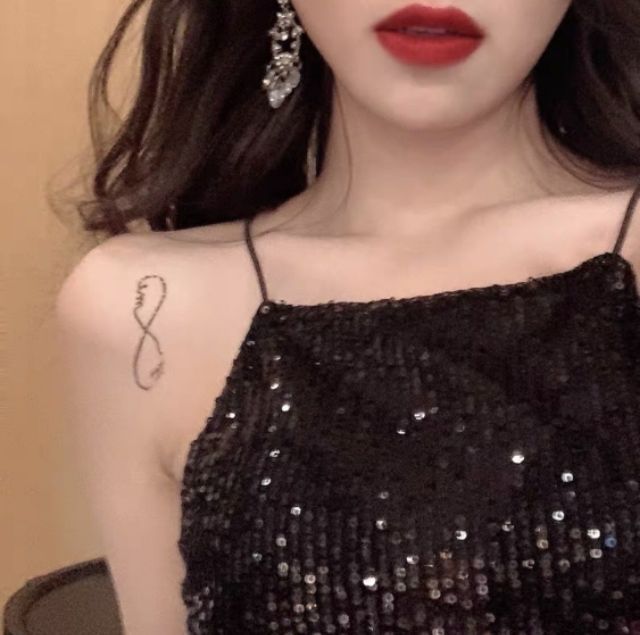 Mẫu Mới]Áo Yếm Kim Sa Thời Trang