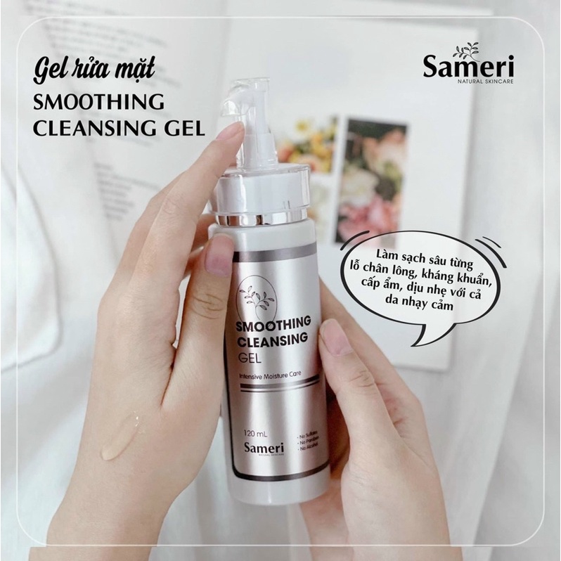 Sữa rửa mặt/ Gel rửa mặt sạch sâu, dịu nhẹ, loại bỏ bã nhờn Sameri [Sam Natural]