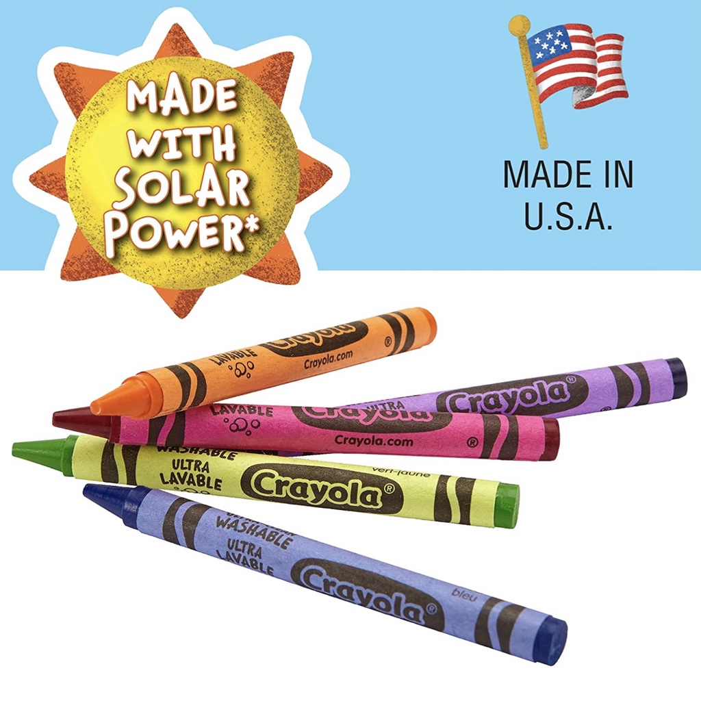 Bút màu sáp Crayola 16-24-64 màu