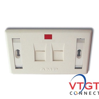 Ổ điện Bộ wallplate 2 cổng mạng âm tường Commscope