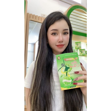 cùng trà thảo mộc giảm cân hương chanh - tặng detox kèm theo