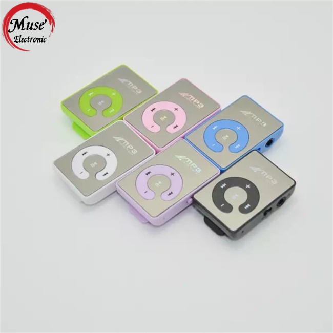 Máy Nghe Nhạc Mp3 Mp3 Dạng Kẹp Kèm Dây Cáp Sạc Và Tai Nghe Thiết Kế Nhỏ Gọn Tiện Dụng