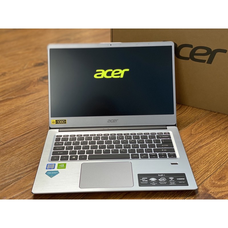 Laptop Acer Swift3 SF314 i7 8565 8Gb SSD 256Gb MX250 14FHD Led KB Finger 1.5kg New Fullbox bh hãng | BigBuy360 - bigbuy360.vn