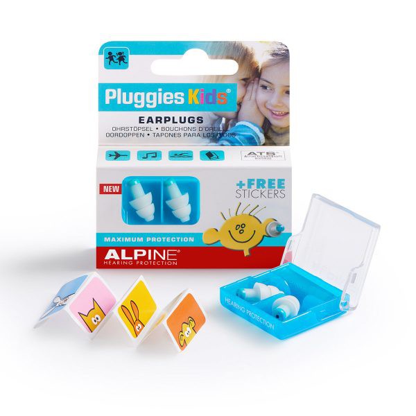 Nút bịt tai chống ồn Alpine Pluggies Kids cho trẻ em - Nhập Khẩu Hà Lan