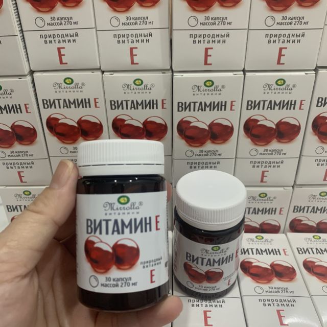 Vitamin E đỏ 270mg - Nga