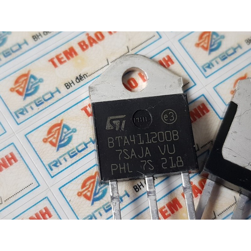 [Combo 2 chiếc] BTA411200B, BTA41-1200B TRIAC 40A/1200V TO-3P