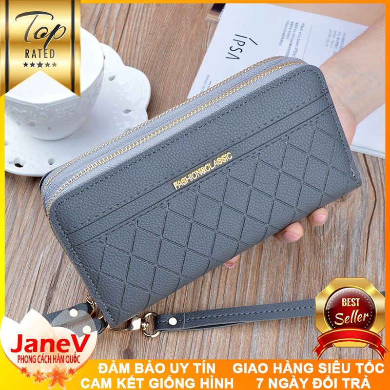Ví Cầm Tay Nữ Dài Cao Cấp Phong Cách Hàn Quốc TVNN273