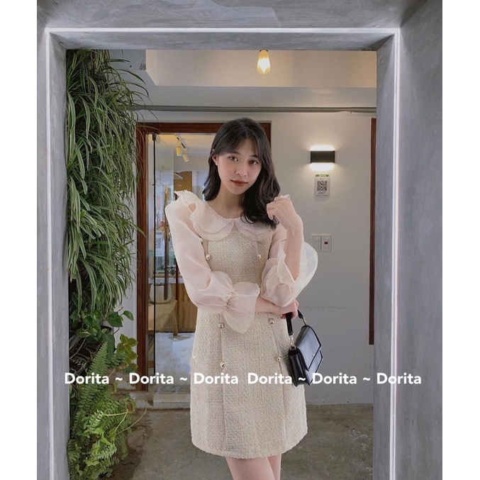 Váy Maxi đi biển Xanh ngọc, Đầm Maxi yếm đi biển Xanh Ngọc - Dorita Boutique | BigBuy360 - bigbuy360.vn