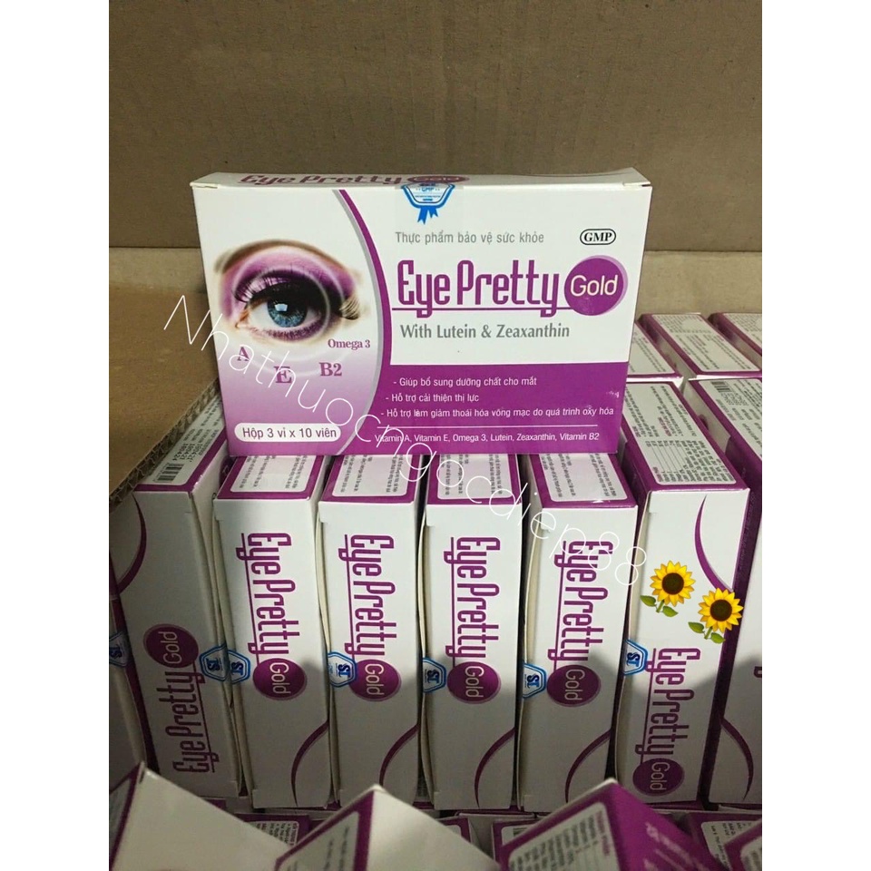 Viên uống bổ mắt EYE PRETTY GOLD - Hộp 30 viên