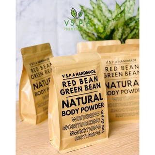 [ SP Ủ Trắng] Bột đậu đỏ mix đậu xanh ủ trắng cho da mặt và body gói 500gr Vspa Handmade | Dưỡng Ẩm | Mềm Mịn | Sáng Da