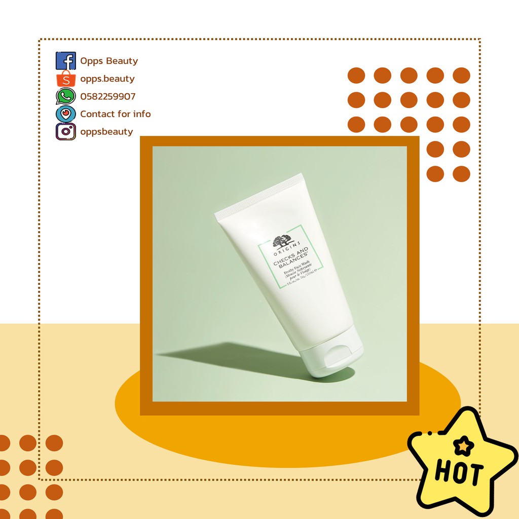 Sữa rửa mặt ORIGINS Checks and Balances Frothy Face wash